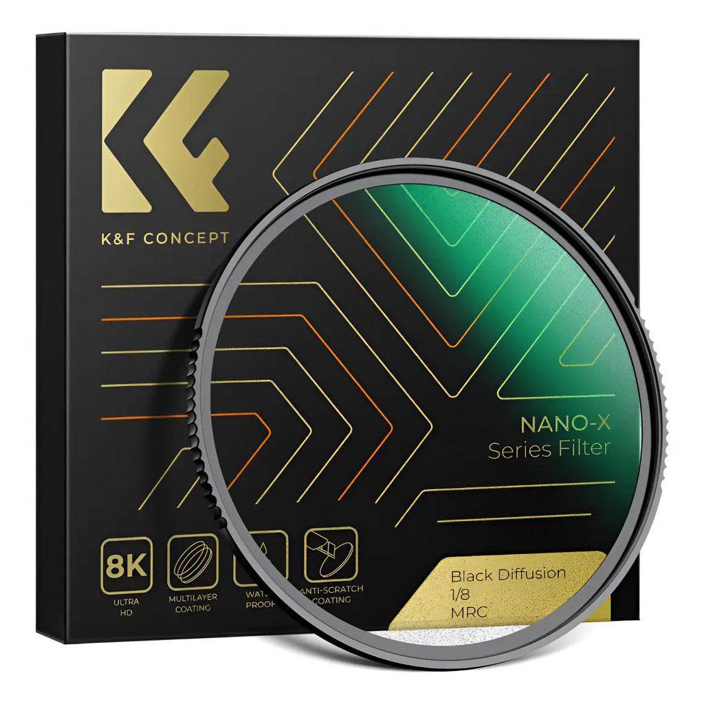 Filtro K&f Concept Difusão Preta 1/8 Hd 67mm 28 Nano Camadas