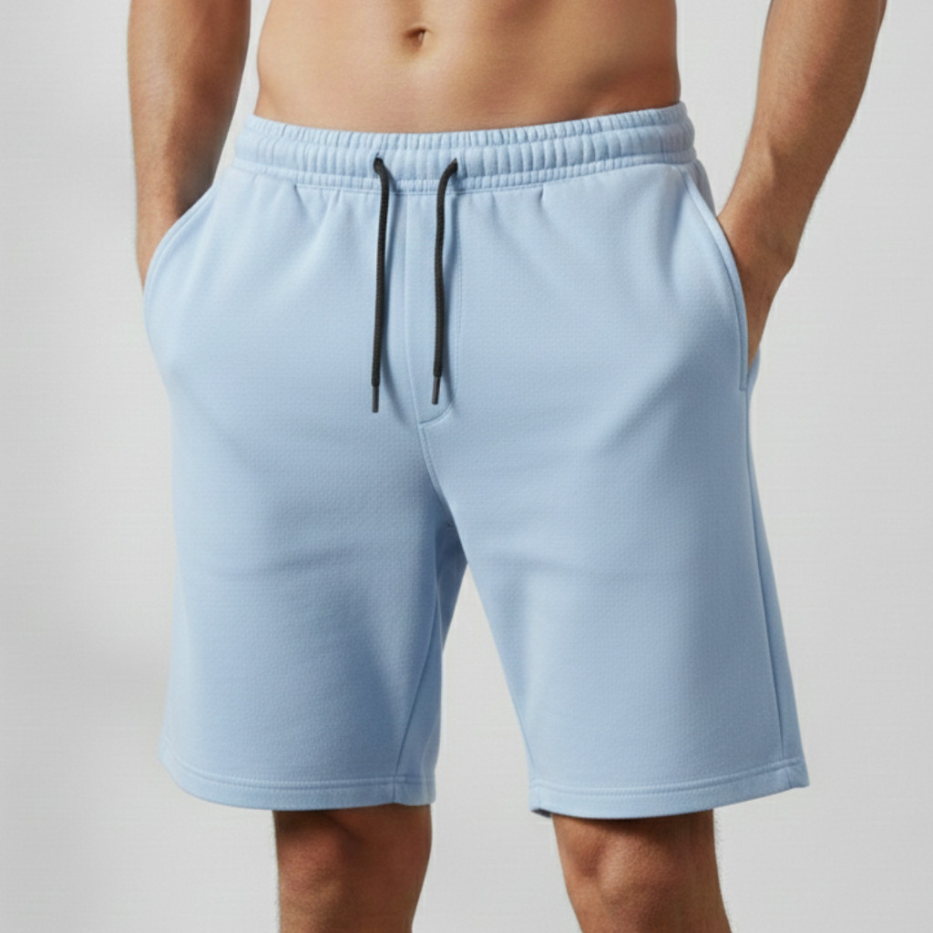 Bermuda Moletom Masculina Básica com Cordão e Bolsos Short Casual Confortável P ao GG Várias Cores Flash