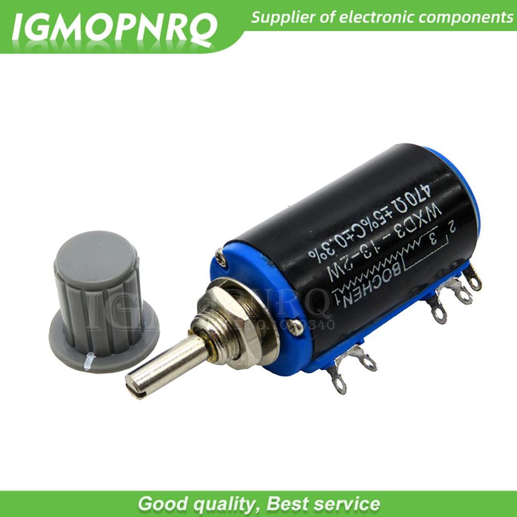 1 unidade de potenciômetro WXD3-13 2W + 1 botão cinza 100 200 220 1K 2.2K 3.3K 4.7K 5.6K 6.8K 10K 22K 33K 47K 100K Ohm W