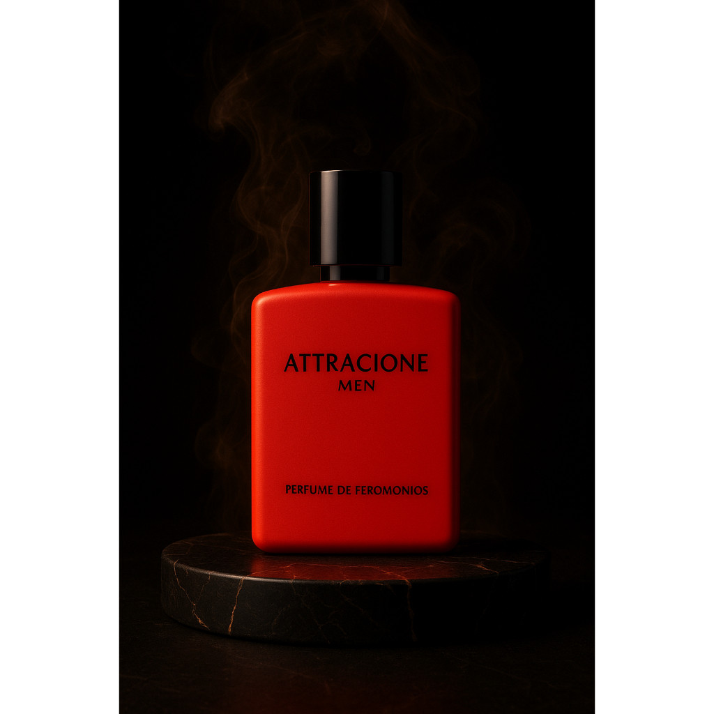 Perfume Attracione Men 25 ml Feromônio ativado Atrai Mulheres Seduzente de bolsa Alta Fixaçao Top