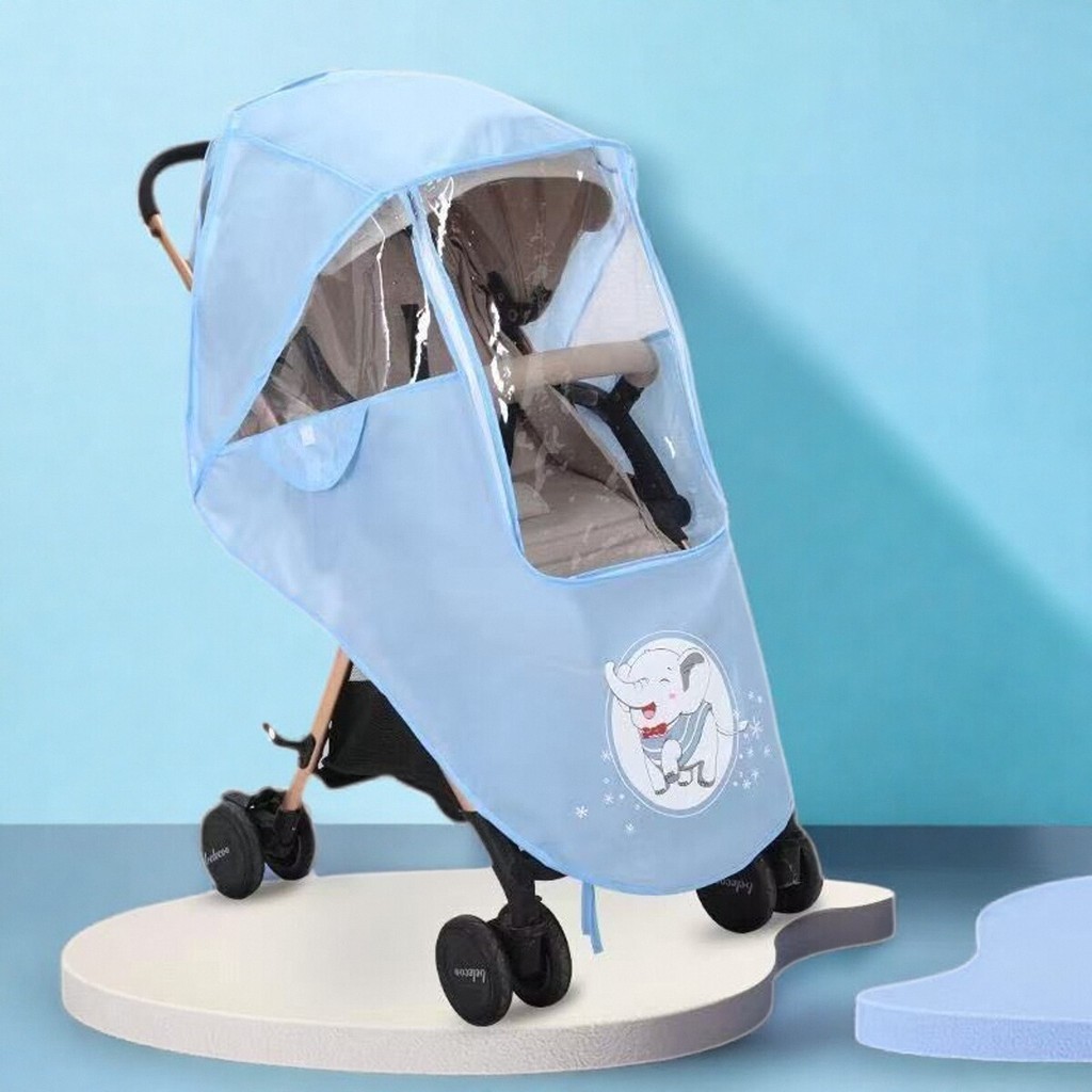 Capa de chuva Universal para carrinho de bebê, capa à prova de vento para carrinho de bebê, guarda-chuva, capa de chuva