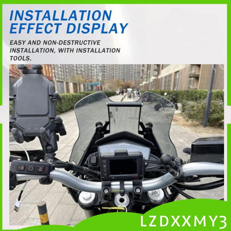 [Lzdxxmy3] Suporte De Montagem De Telefone De Navegação De Ferro Durável Para Guiador De Acessório De Moto GUZZI V85 TT 