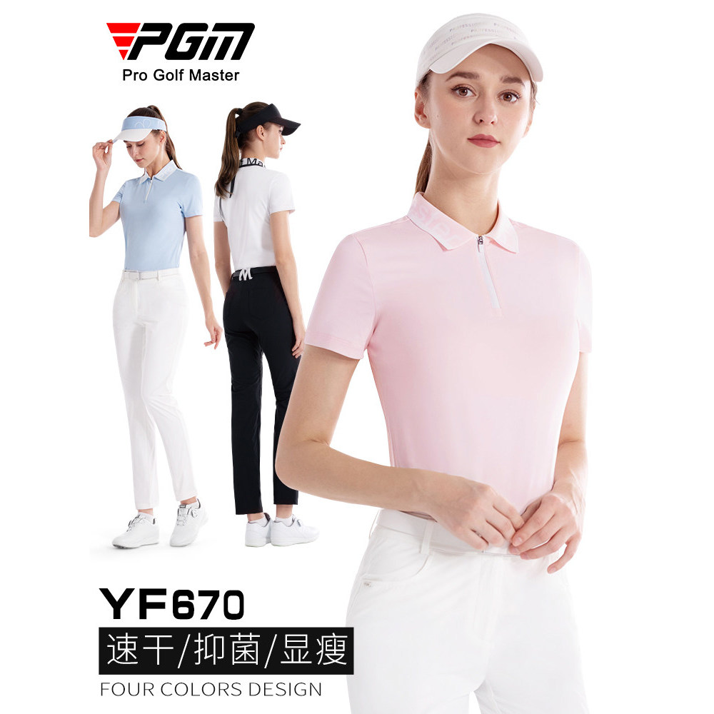 [2 itens 50% de desconto] Golf feminino primavera verão roupas de manga curta polo feminino Top tênis camiseta roupas fe