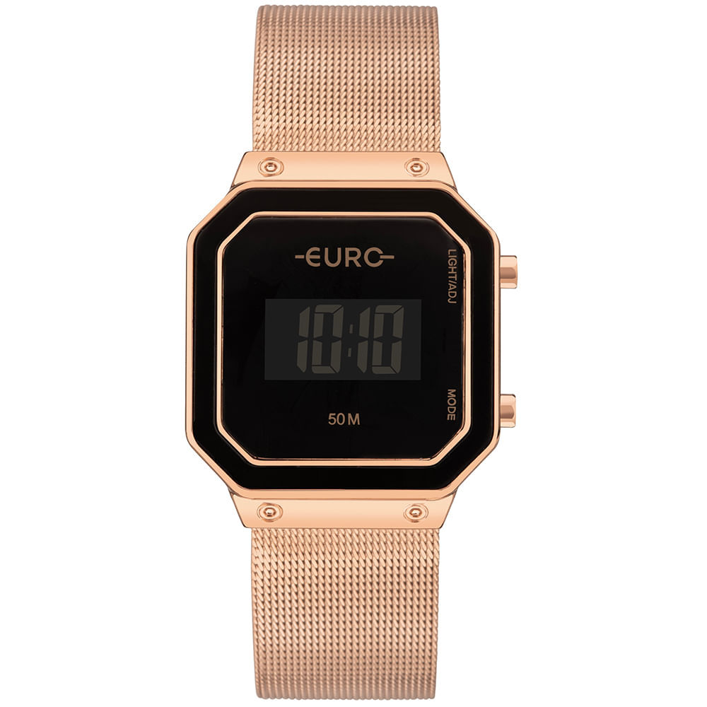 Relógio Euro Feminino Fashion Fit Glam Rosé - EUJ8583AC/4J