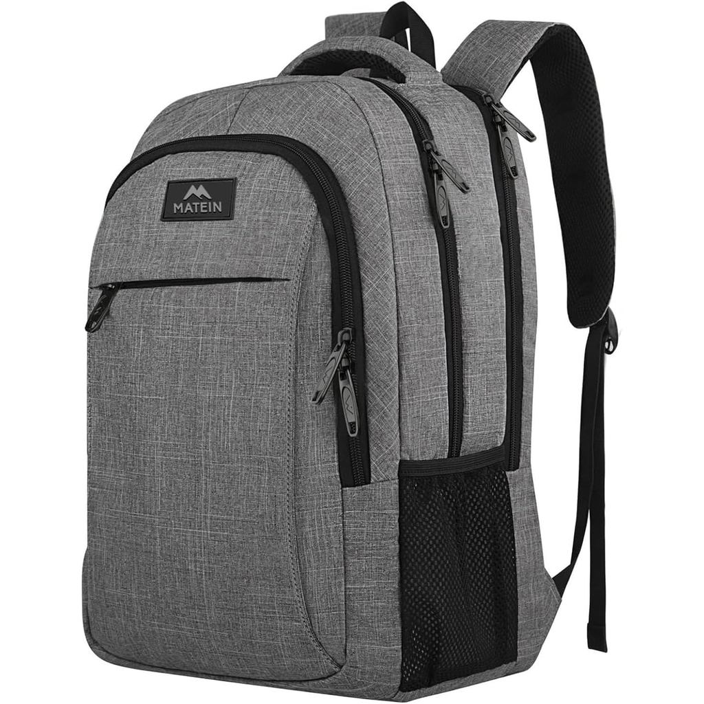 Mochila para Laptop de Viagem MATEIN, Mochila Antifurto para Negócios, Slim e Resistente, Bolsa para Itens Pessoais, Res
