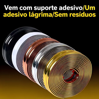 Fita metálica decorativa de PVC de alta qualidade 6mm/12mm/15mm/27mm Várias cores 5 metros
