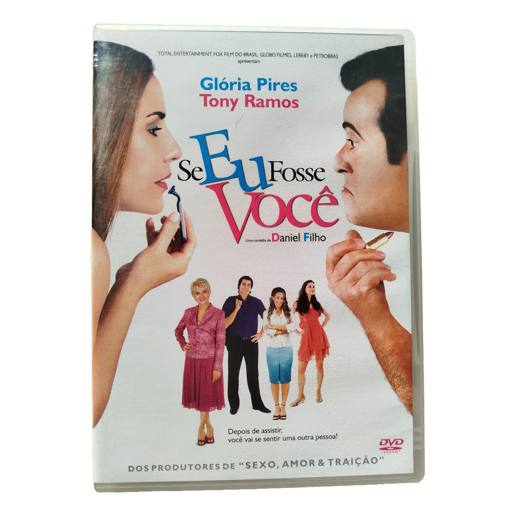 DVD Filme Se Eu Fosse Você 2006 Glória Pires & Tony Ramos