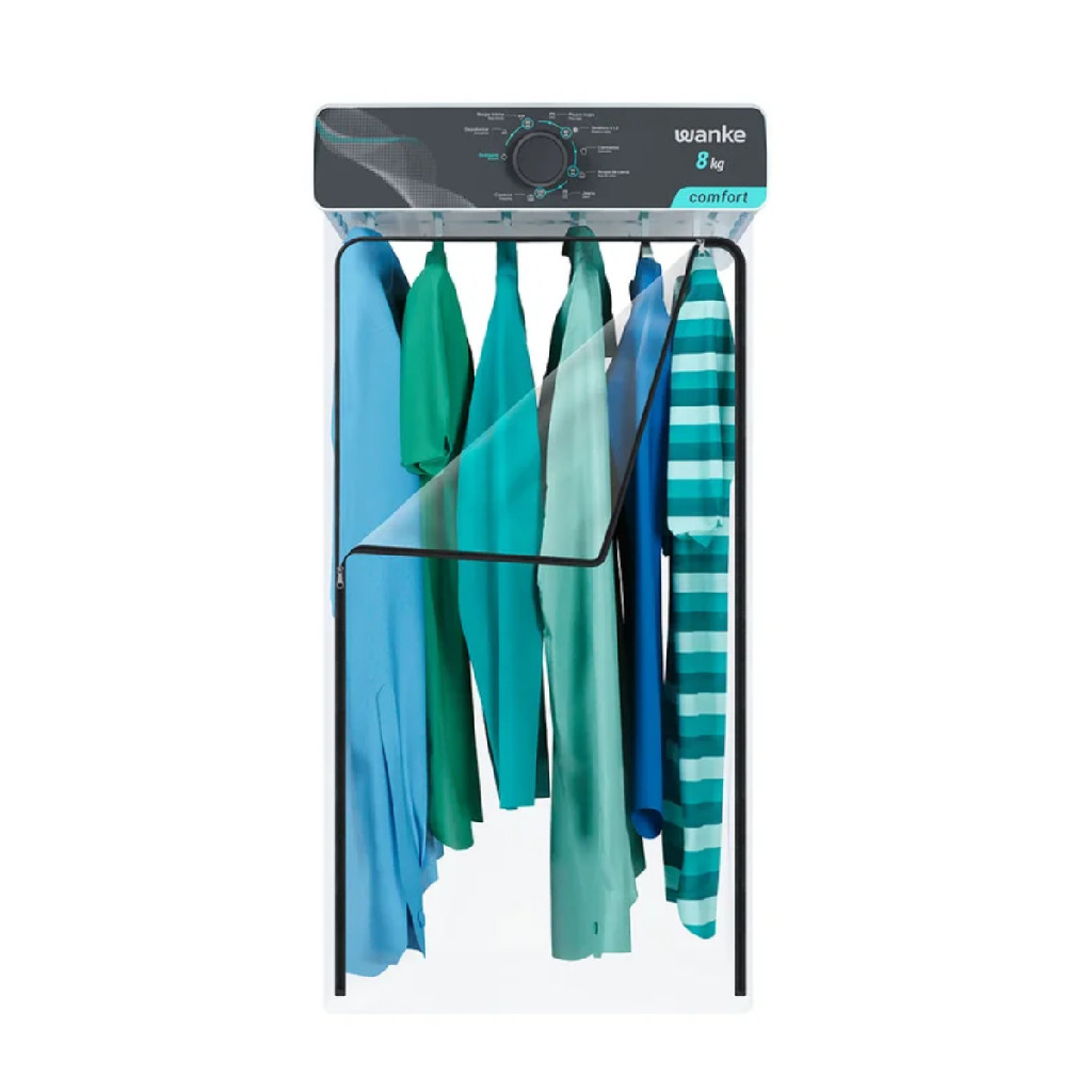 Secadora De Roupas De Parede Wanke 8 Kg Grafite