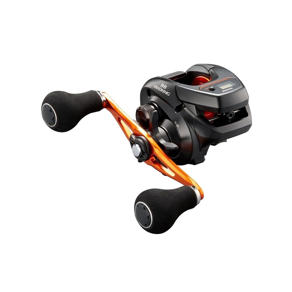 【Direto do Japão】Shimano (SHIMANO) Carretilha de eixo duplo 21 Calcutta BB 150DH-HG Metal Sutte, Tai-Rubber, Light
