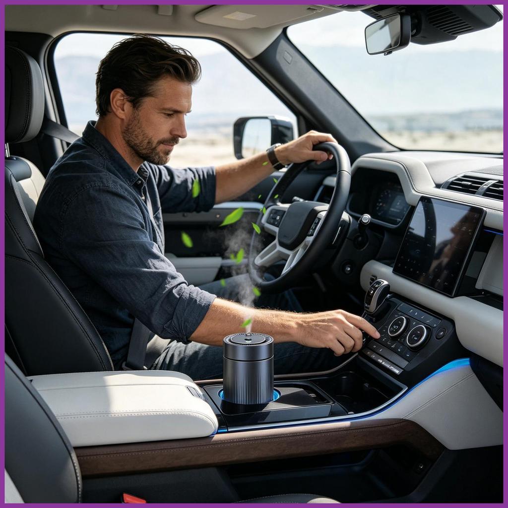 Difusor De Carro De Grande Capacidade , Decoração De Interiores Automotivos , Perfume De Ar , Umidificador Pequeno Para