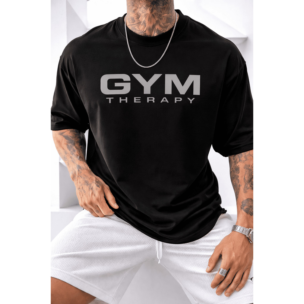 Camisetao academia Masculina Exclusiva 100% Algodão Preta Estampada Alta Definição Corrida Caminhada fitness blusa

