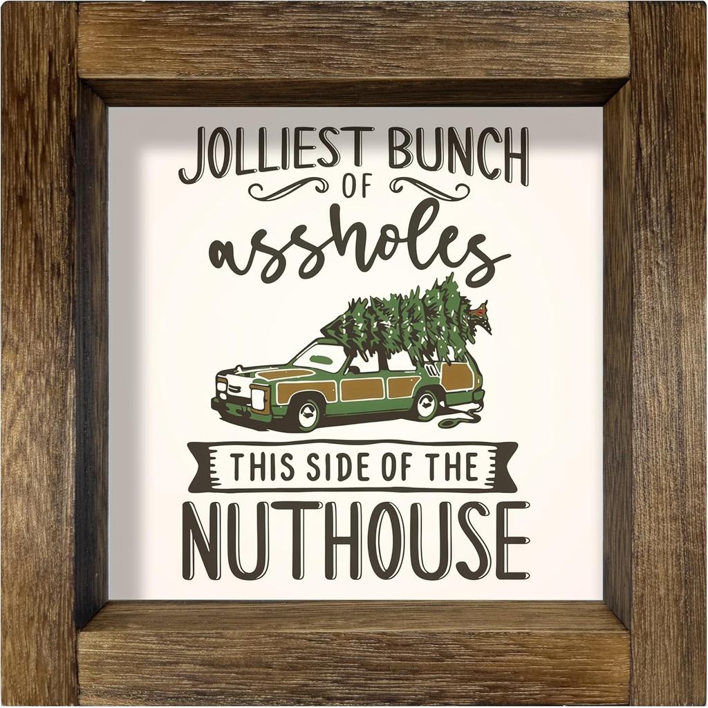 Decorações de Natal da National Lampoon's, Decoração de Natal, Placa de Madeira para Mesa, Parede, Banheiro, Decoração p
