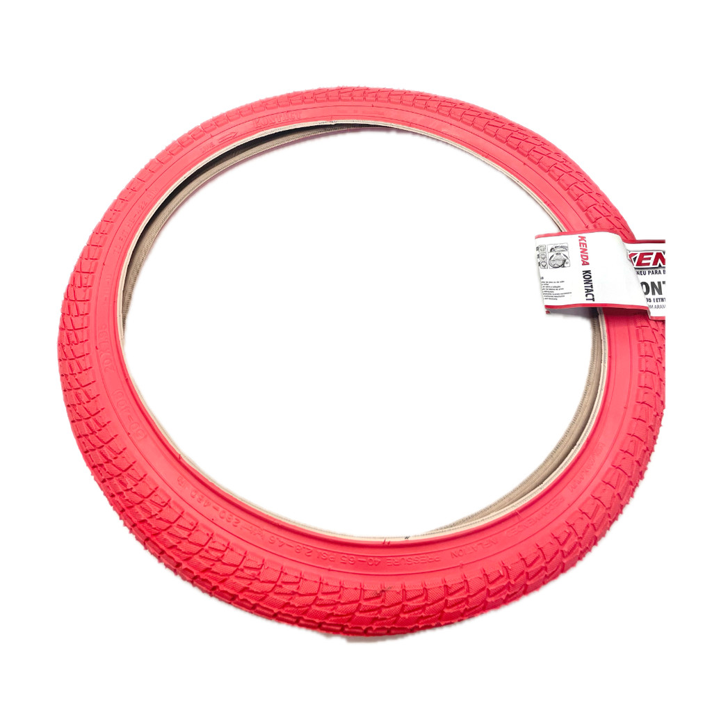 PNEU 20 X 1.95 SLICK KONTACT K841 VERMELHO KENDA