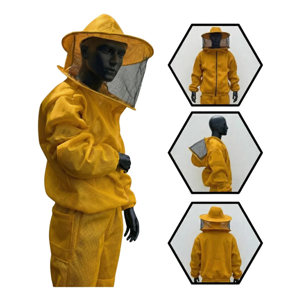 Roupa De Apicultor Anti-ferroada Ventilado Reforçado Abelha