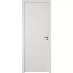 Kit Porta de MDF Pinhal M10/15 Interna, Abertura à Esquerda 213x85 cm, Branco