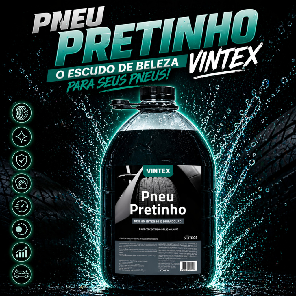 PENEU PRETINHO 5LTS VONIXX ABRILHANTADOR