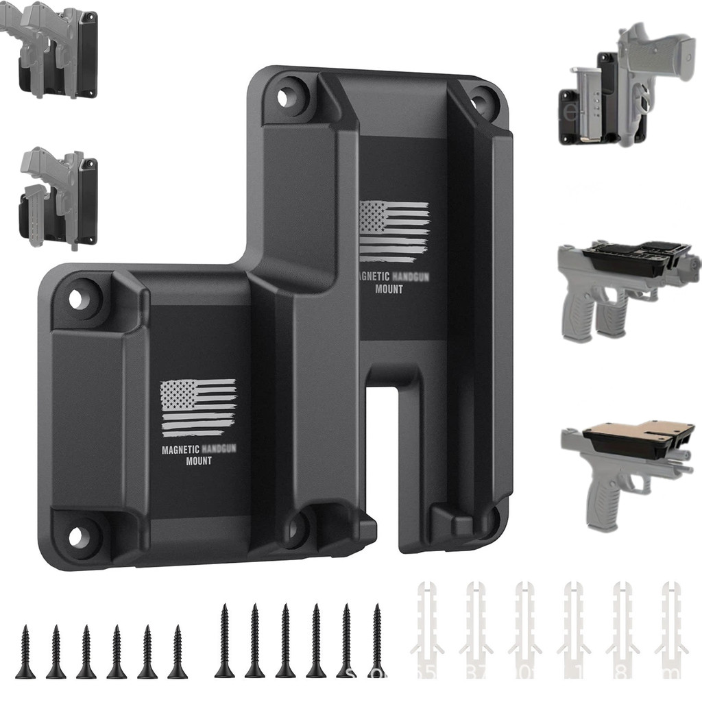 Coldre Tático Pistola Preto Neoprene Cintura Peito Magnético Universal Esportivo Outdoor Modular Defesa