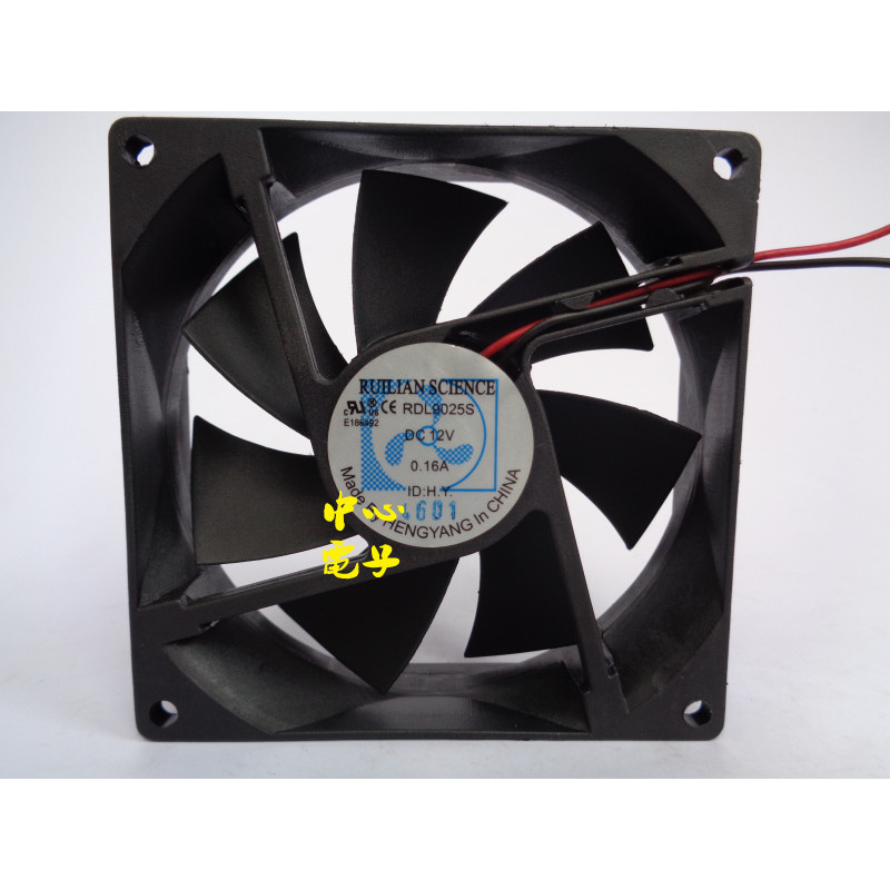 Original Xinruilian 9025 RDL9025S DC12V 0.16A Ventilador de geladeira de potência de chassi Ultra silencioso