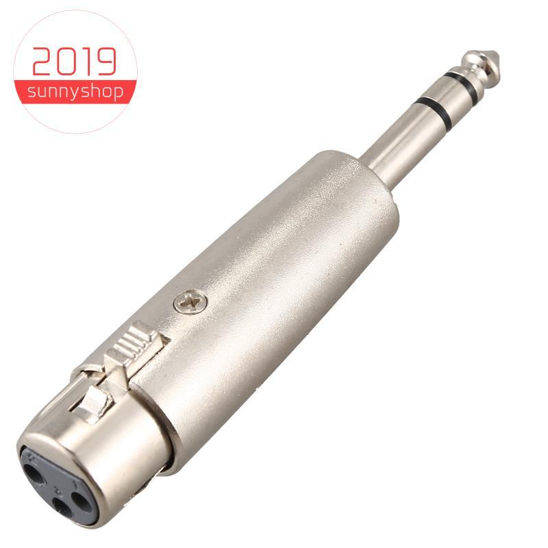 [Bestseller S] Novo XLR Para Fêmea 6.3 Mm JACK LEAD PLUG Adaptador De Cabo De Remendo De Microfone