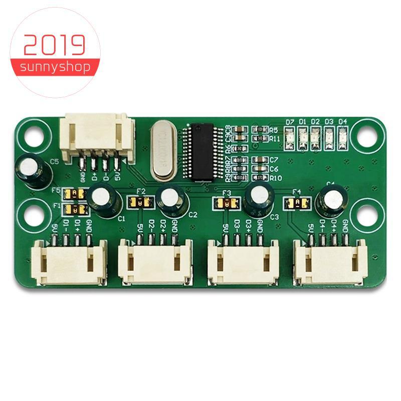 [Bestseller S] USB2.0 HUB PH2.0 Interface Versão 1 A 4 Portas Módulo USB Divisor Sem Driver USB2.0