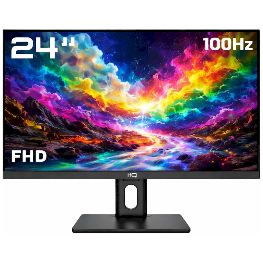 Monitor Gamer Hq Pro, 24 Pol, VA, Full HD, 5ms, 100Hz, HDMI/VGA, Preto, M24100HQ