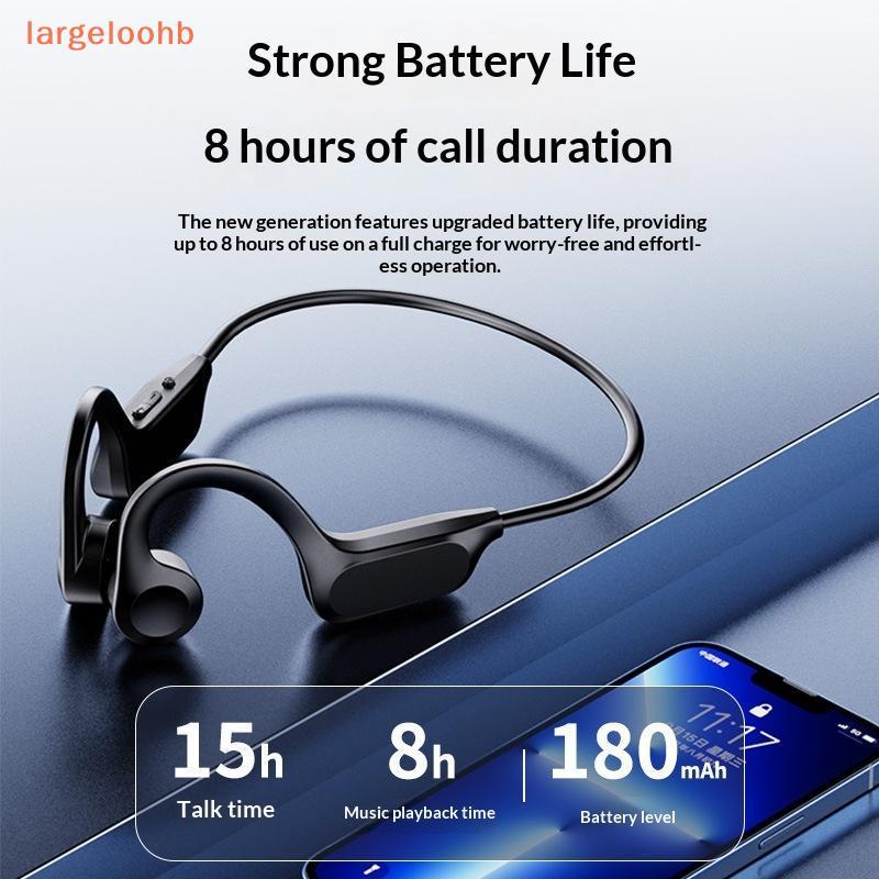 [largeloohb] OnePlus Fones De Ouvido De Condução Óssea Sem Fio Fone Esportivo Compatível Com Natação Viva-Voz Microfone
