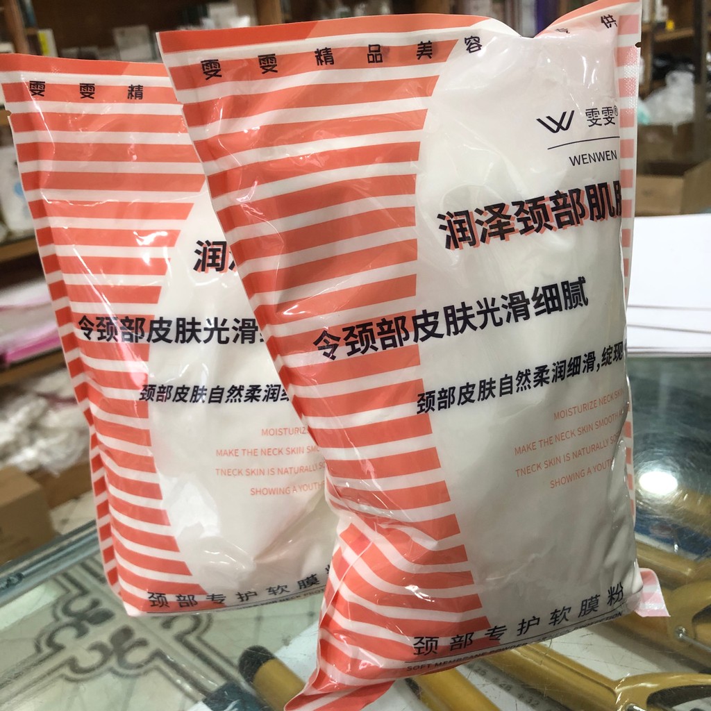 Salão de beleza pescoço máscara em pó 500g máscara corporal cuidados de beleza máscara em pó hidratante endurecimento We
