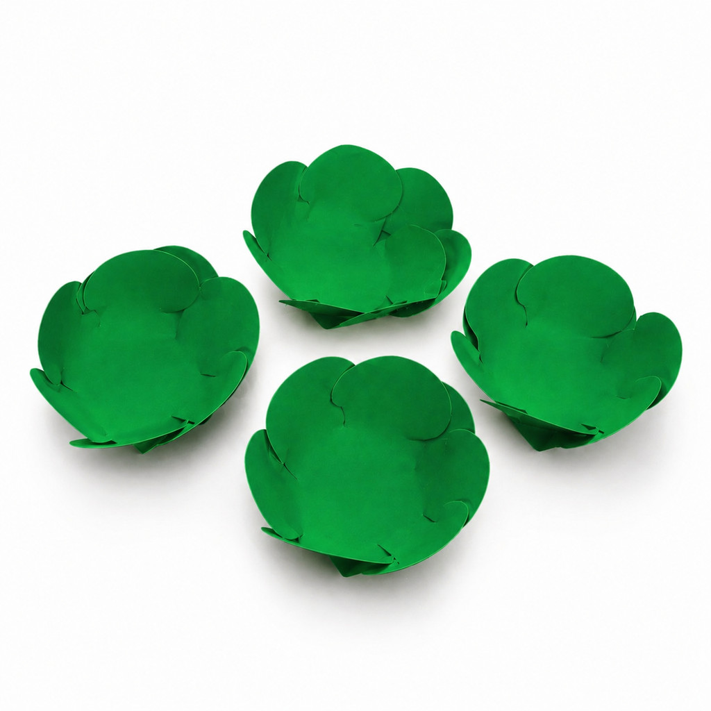 Forminha Begonia Verde para Doces Finos Brigadeiros Docinhos Festa Confeitaria Decoração de Mesa