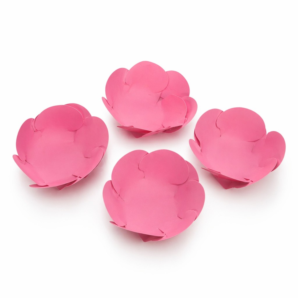 Forminha Begonia Rosa para Doces Finos Brigadeiros Docinhos Festa Confeitaria Decoração de Mesa