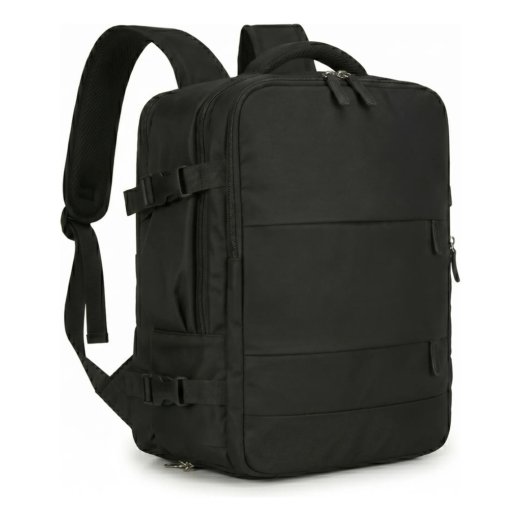 Mochila Viagem Expansível Grande Cabe Tudo Bagagem De Mão Notebook 24cm Impermeável