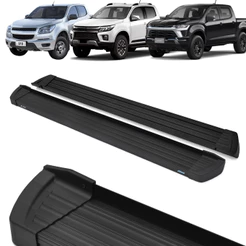 Estribo Slim S10 2012/... Cabine Dupla Preto