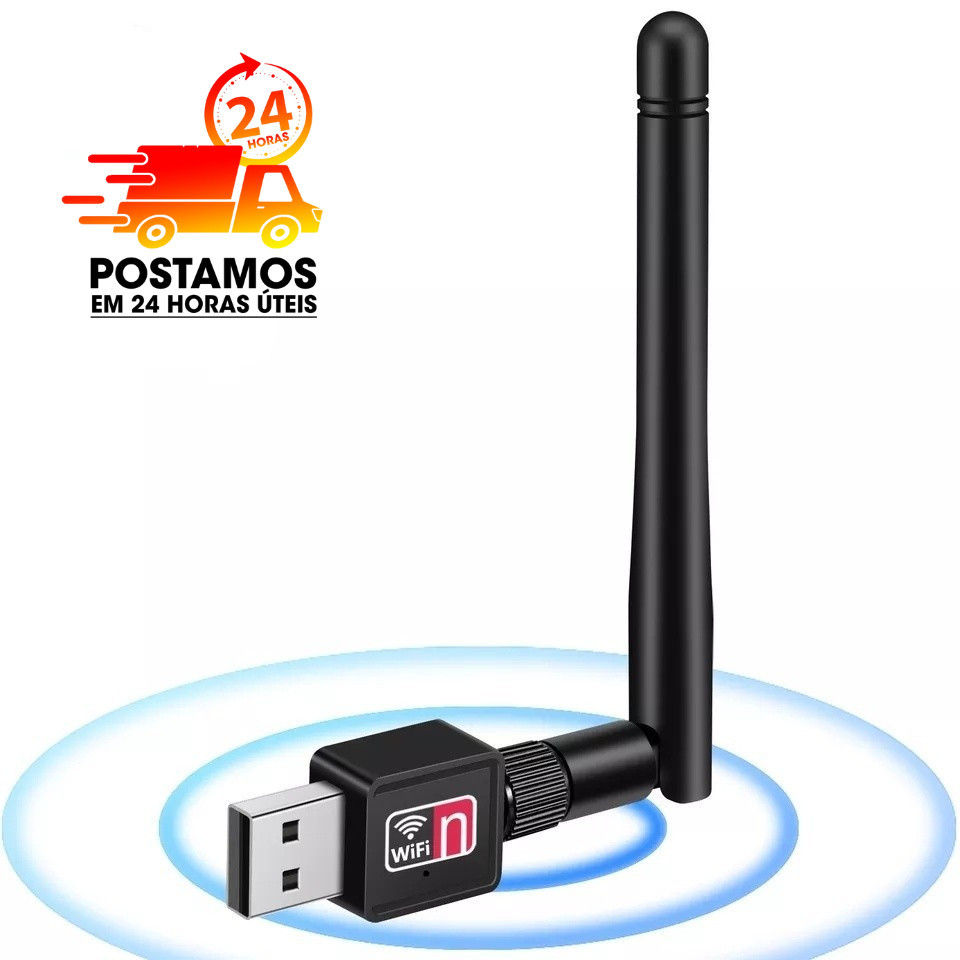 Adaptador Wifi Usb Receptor Antena Wireless Pc notebook Envio rápido