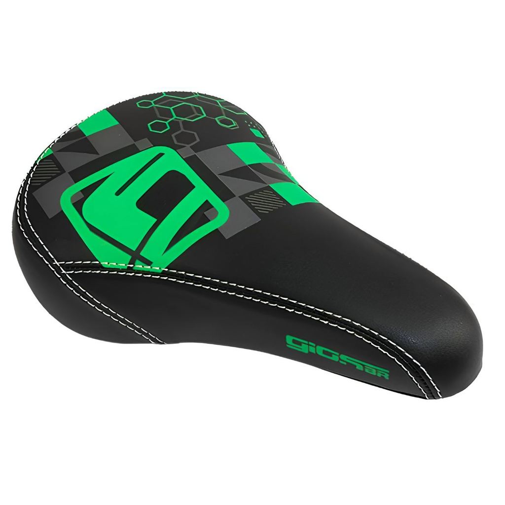 Selim Banco Giosbr Gl-1300 Freeride Bmx Preto e Verde