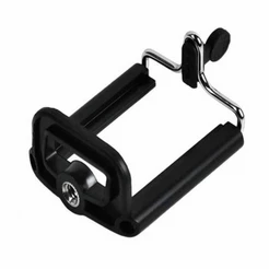 suporte clip u para celular rosca 1/4 para tripe universal