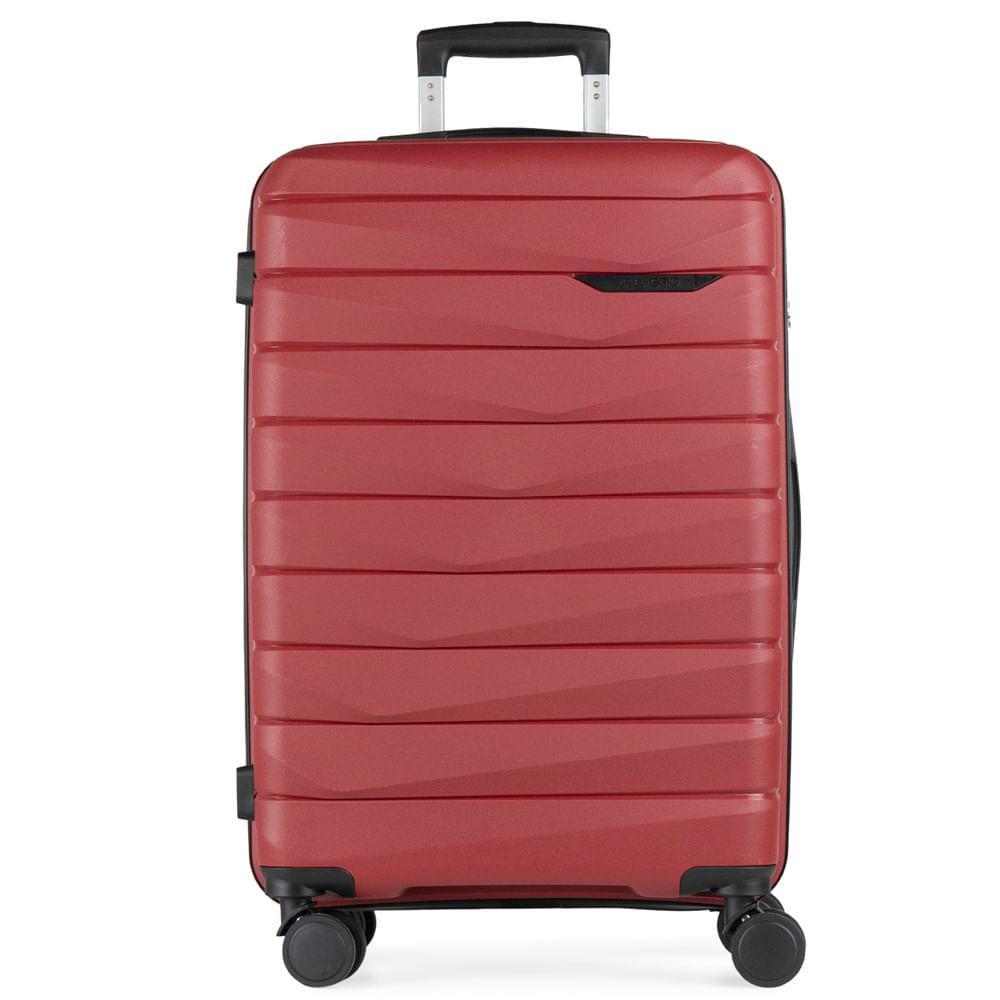 Mala de Viagem 32 kg Polipropileno 4 Rodas Route Vinho