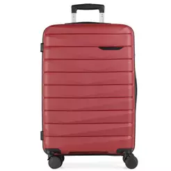 Mala de Viagem 32 kg Polipropileno 4 Rodas Route Vinho