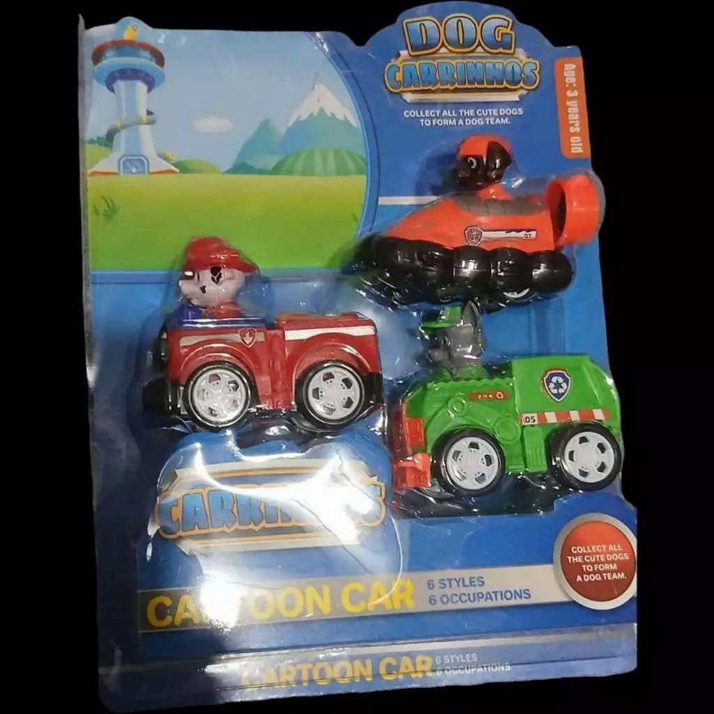 Brinquedo de Pelúcia da Equipe de Patrulha Canina - Modelo de Veículo de Resgate - Brinquedo Educativo Infantil