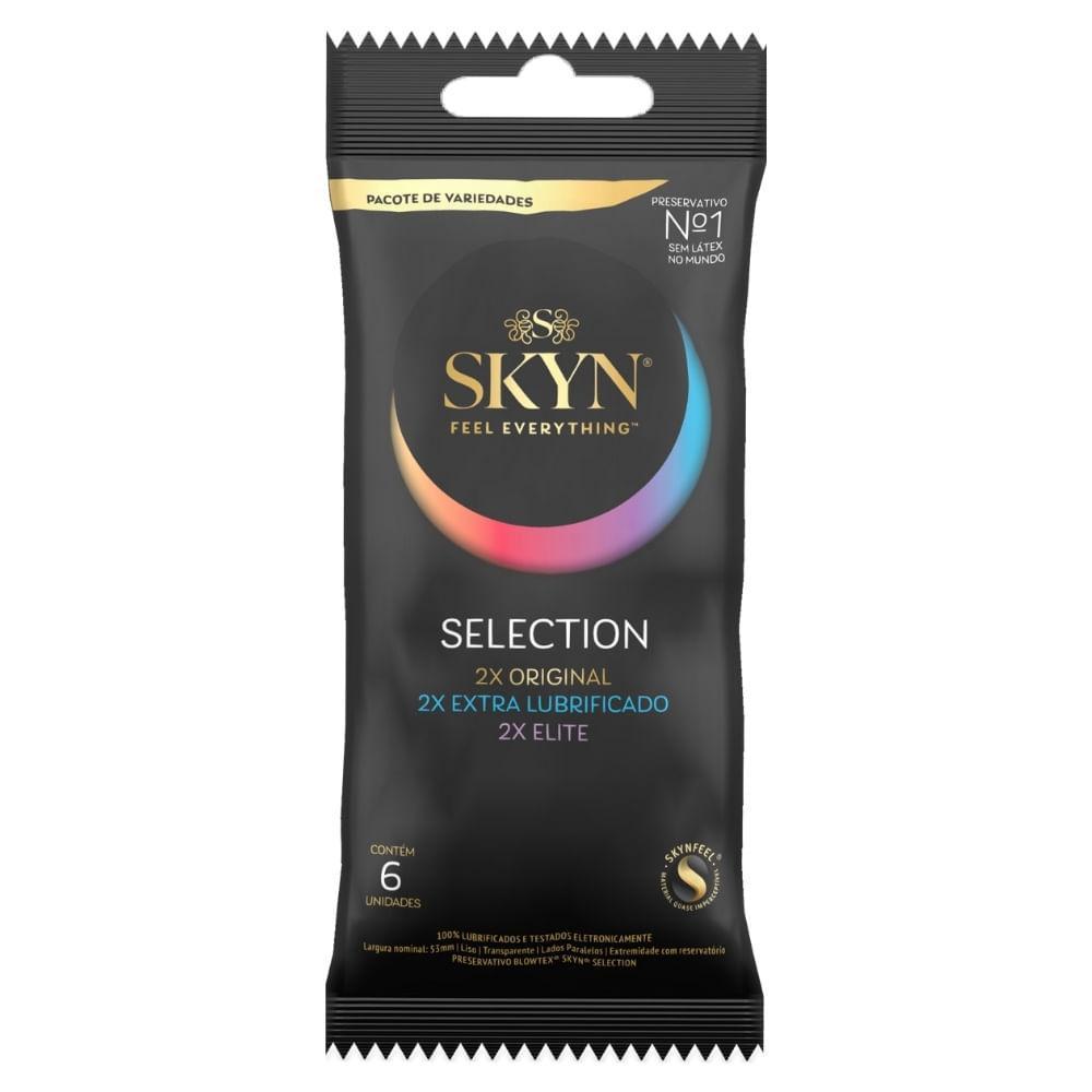 PRESERVATIVO BLOWTEX SKYN SELECTION COM 6 UNIDADES