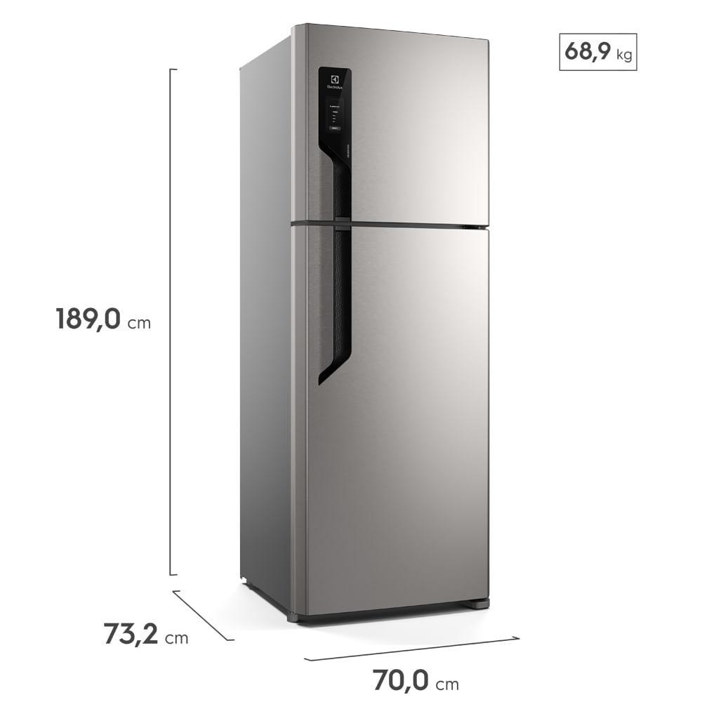 Geladeira Electrolux Frost Free com AutoSense 481L Efficient Duplex Inox Look (TF71S) · foto 2