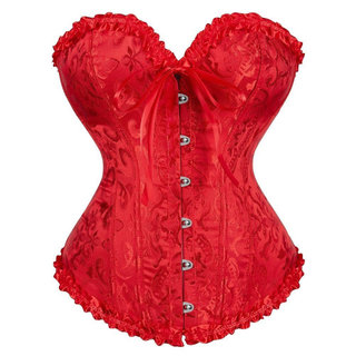 Espartilho Feminino Floral Corpete Mulletes Renascentista Vintage Bustier Top Traje Halloween