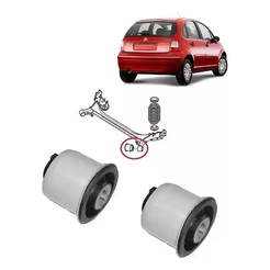Bucha Do Eixo Traseiro Citroen C3 1.4 1.6 2003/2012 - Par