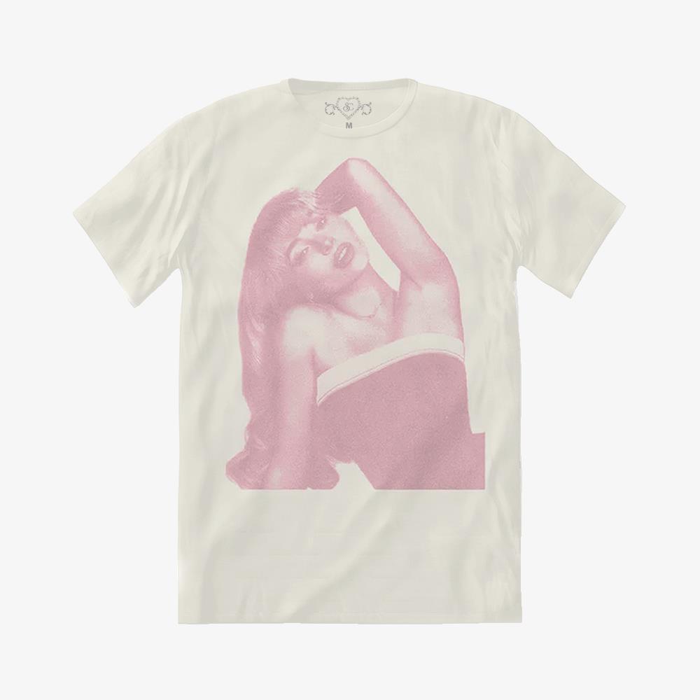 Camiseta Sabrina Carpenter - Espresso Photo Tee Off-White