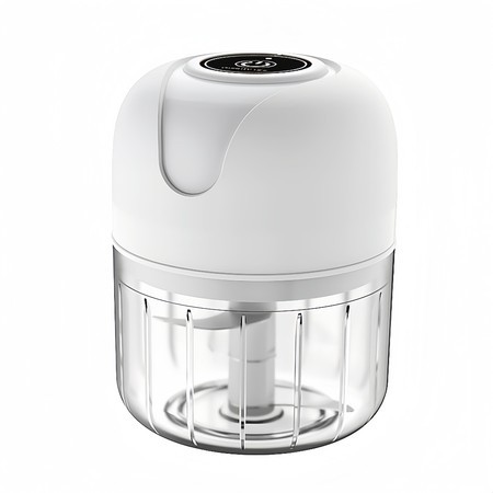 Mini Processador Alimentos Elétrico 250ml Moedor Carne Verduras Frutas Multifuncional Recarregável