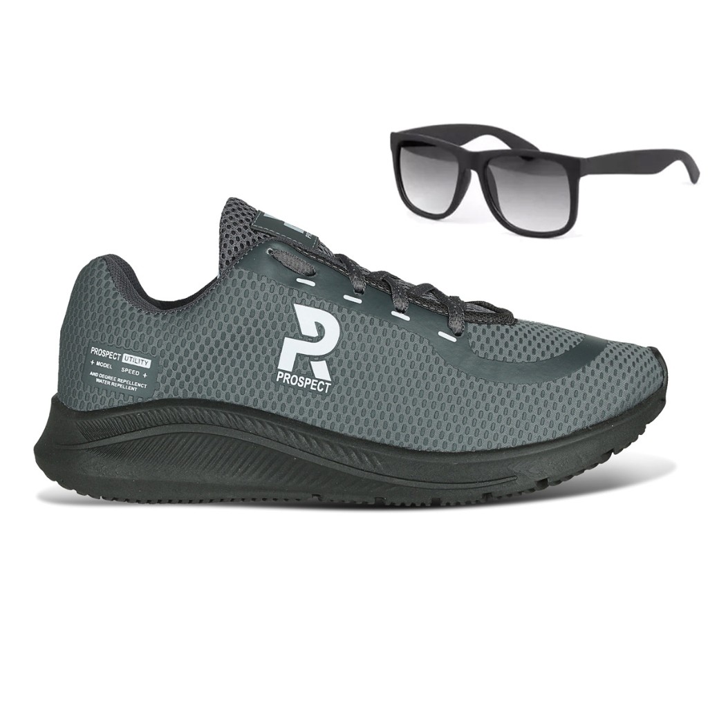 Tênis Masculino Prospect Speed Lançamento Mais Vendido Oferta Barato + Óculos