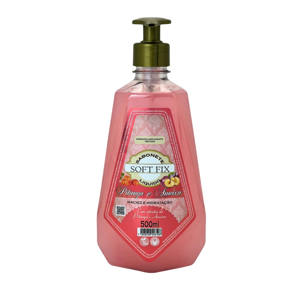 Sabonete Liquido Pitanga e Ameixa 500ml - Soft Fix