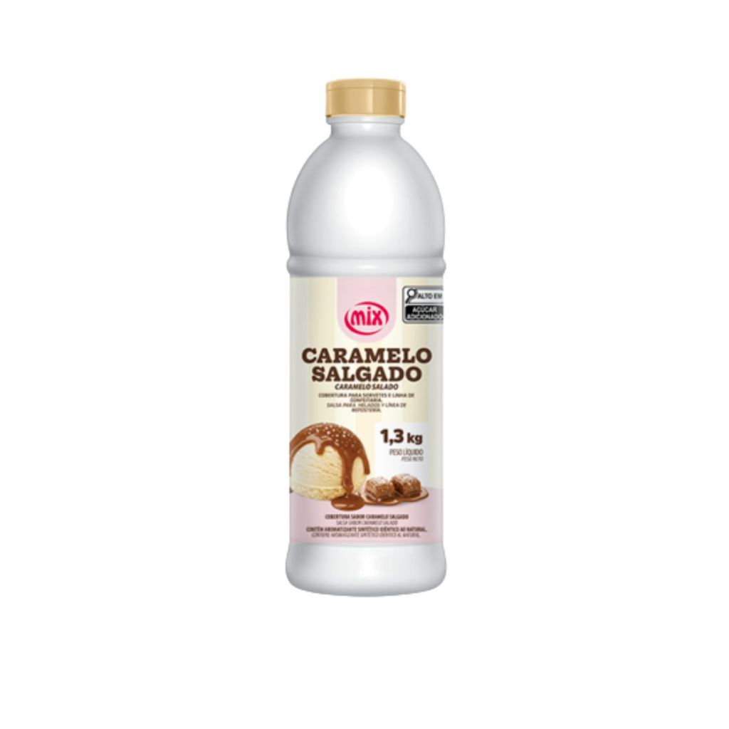 Cobertura Caramelo Salgado 1,3kg Sorvetes, Sobremesas Mix