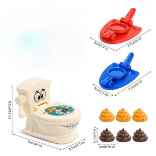 Mini Brinquedo de Alívio de Estresse para Banheiro, Brinquedo Interativo para Dois Jogadores, Jogo de Tabuleiro, Batalha