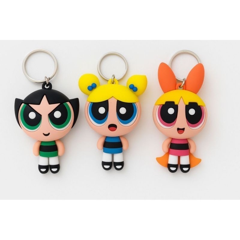 Chaveiro 3D Meninas Super Poderosas Lindinha Docinho Florzinha