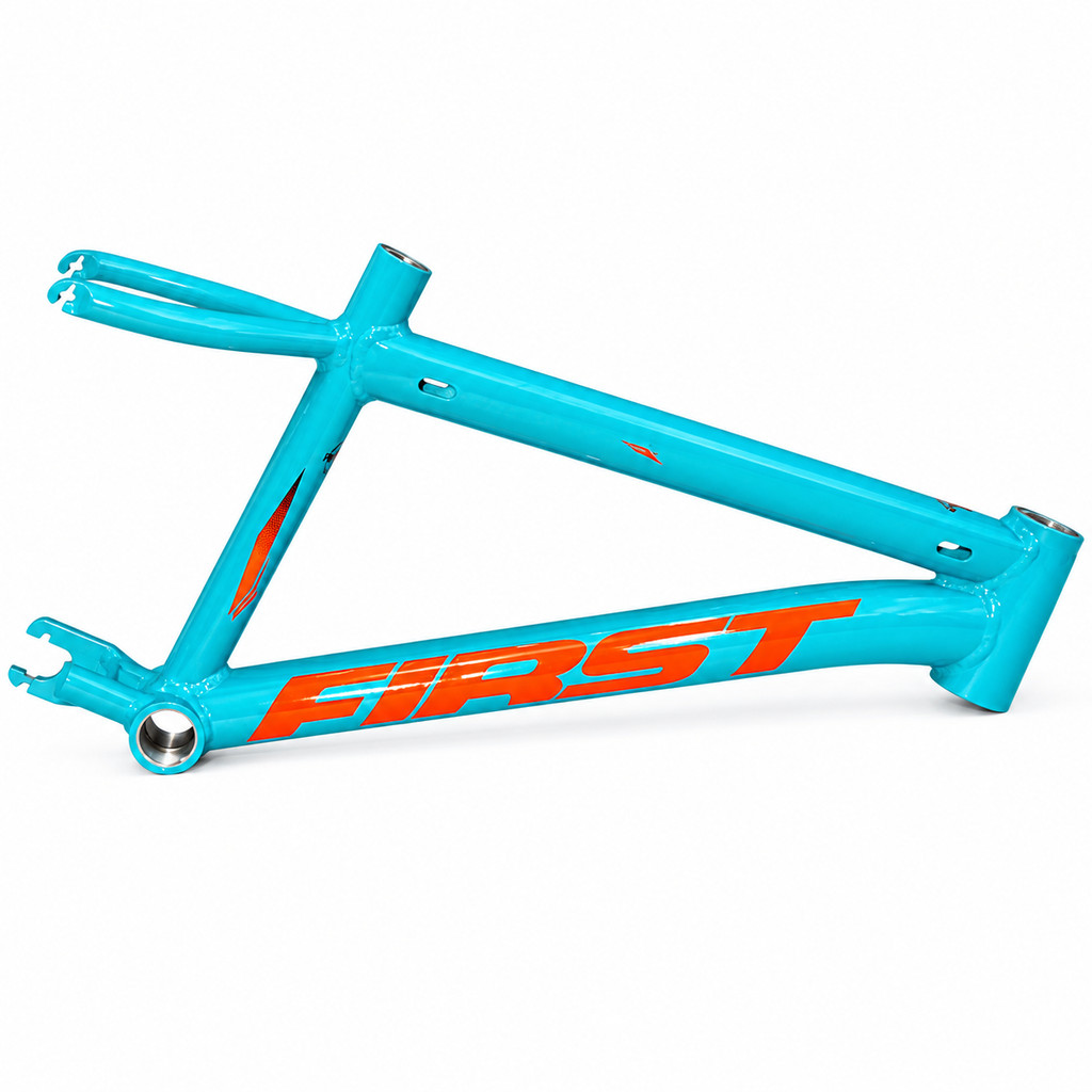 QUADRO MTB SMITT GOLD, JUVENIL ARO 20 ALUMINIO - FIRST - CAPRI/LARANJA E PRETO BRILHO