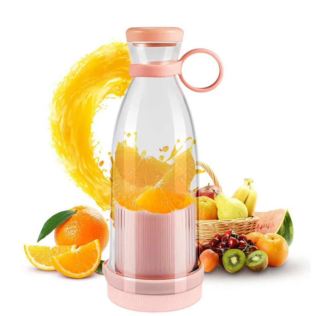 Garrafa Mixer Mini Liquidificador Misturador Bebidas Suco Shake Whey Vitamina Portatil Cozinha